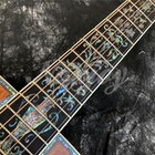 Handmand All Koa Wood 41 Inch Acoustic Guitar Abalone Inlay Ebony Fingerboard