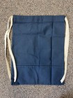 Tracksmith Cotton Canvas Shoe spike Bag Navy Drawstring Bag New In Bag