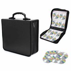 240 Disc Cd Dvd Storage Case Organizer Album Media Video Bag Wallet Black