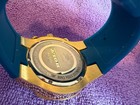 Invicta 24698 Bolt Gold Blue Dial Silicone Band Chronograph 51mm Brand New 