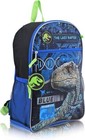 Jurassic World Little Boys Dinosaur 16 Inch Backpack 6 Piece Set