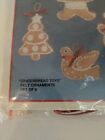 Bucilla Christmas Gingerbread Toys Felt Ornament Kit  set Of 8  82637