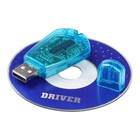 Vizgiz Phone Card Reader Nano Micro Standard Usim Uim Sim Usb Adapter Blue