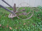 Vintage Planet Jr Double Wheel Cultivator W Ripper Points    Handle Brackets