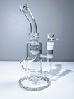 10  Premium Clear Klein Recycler Tobacco Smoking Water Pipe Hookah Bubbler Bong