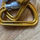 3 New Petzl Sm   d Screw-lock Carabiners And 1 St   anneau 120 Cm Sling 