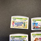Leap Frog Leap Tv 5 Game Lot - Spiderman  Sports  Pixar Pals  Jack  Sofia  Dance