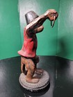 Butler Monkey Fez Hat Holding Lamp Statue  No Lamp 