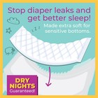 Sposie Overnight Diaper Booster Pads  Stop Diaper Leaks  Size 4-6  90 Ct