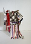 Vintage Beaded Ceremonial Tribal Coin Adorned Headdress
