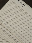 Lot 10 Vintage Ibm Fortran Computer Data Punch Cards Used