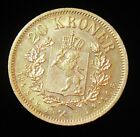 Norway  Oscar Ii Gold 20 Kroner 1902 Au  Kongsberg Mint  High Grade Rare Coin 