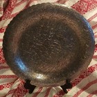 Vintage Egyptian Solid Silver Platter 400g Hand Chased 900 Silver Lotus Hallmark
