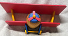 Bi-plane Wooden Bookshelf Airplane Wood Vintage Kids Room 18 