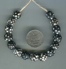 African Trade Beads Vintage Antique Venetian Old Glass Beads Mixed Skunk Eye