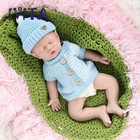 Ivita 17  Sleeping Silicone Reborn Baby Doll Newborn Floppy Silicone Vivid Doll