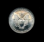 2002  1 U s  Pure Silver American Eagle Coin One Dollar 1 Troy Oz  999 Fine Bu