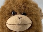 Swibco Puffkins Monkey 5  Brown Plush Toy Vintage 1994 Stuffed Animal