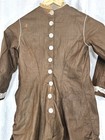 Antique Dress Victorian Girl Child 2 Pc Long Polonaise Top W skirt Original 1890