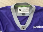 Reebok Chicago Blackhawks Jersey Xl Purple Gray Nhl Hockey Practice Blank Nwot