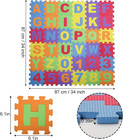 Baby Foam Play Mat  36-piece Set   6 1x6 1 Inch Interlocking Alphabet And Number