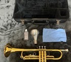 Yamaha Advantage Trumpet - Gold  ytr-200ad  W  Case  Mouthpiece And Mute