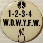 Vintage 1960s All 5 Vietnam War Peace Pins Combo  Pinbacks  Historic Americana 
