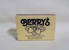 Vintage Berry s Restaurant Matchbox Winston Salem Nc Advertising Matchbook