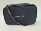 Chanel Beaute Vip Makeup Pouch Navy Blue