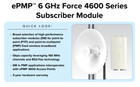 Cambium C060940c121a Force 4600c 6ghz Connectorized Sm  4x4 Mu-mimo 802 11ax Row