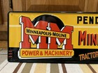 Minneapolis Moline Power Machinery Sign Tractors Farm Vintage Style Wall Decor