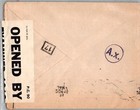 Algeria 1943 Wwii Postal History Censored Ax Cover Addr Geneva Canc Oran