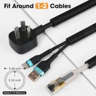 120 Ft Wire Loom 3 8 Inch  Split Wire Loom Tubing Wire 3 8  X 120ft-black