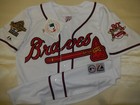 0812 Majestic 1995 Atlanta Braves Mark Lemke World Series Baseball Jersey New