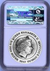 2017 Star Trek The Next Generation Commander Worf 2oz  2 Silver Coin Ngc Ms70 Fr