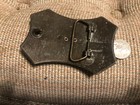 Silver   Western Belt Buckle With Polished Stone