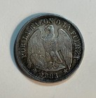 Chile - 1883 Large Silver Peso - Very Popular