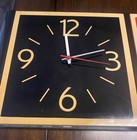 Vintage Large Marlboro Man Hanging Promotional Wall Clock - Working -26    X 11 5   
