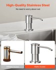 Vevor Built In Soap Dispenser For Kitchen Sink Stainless Steel Countertop Pump