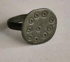 Beautiful Wearable Ancient Byzantine Gambler s Bronze Ring 500-700 Ad