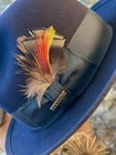 Vintage 1980s Royal Stetson  nolton  4x Fur Felt Fedora     Size 7 1 8