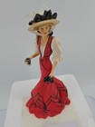 Coca-cola Lady Figurine Red Dress Hamilton Collection Refreshing Respite  1914a 
