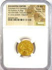 Constans Ii   Constantine Iv Gold Av Solidus 654-668 Ad  Certified Ngc Choice Au