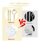 Dessert Cupcake Stand 3 Tier Holder Tower For Tea Party birthday wedding Plastic