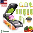15-in-1 Vegetable Cutter Dicer Chopper Kitchen Salad Fruit Peeler Onion Cutter