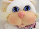 Cabbage Patch Kids Vintage White Crimp N Curl Pet Cat Plush