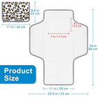 Portable Diaper Changing Pad  Waterproof Baby Changing Mat  Foldable Travel D   
