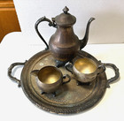 Vintage Fb Rogers 4 Pc  Silver Plated Tea Serving Set Victorian Style Ornate