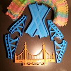 Magic Tracks Replacement Bridge   10ft Of Neon Glow In The Dark Tracks