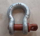 Columbus Mckinnon  M650g - Shackle- Screw Pin -galvanized -size 1 2  Wll 3 Ton